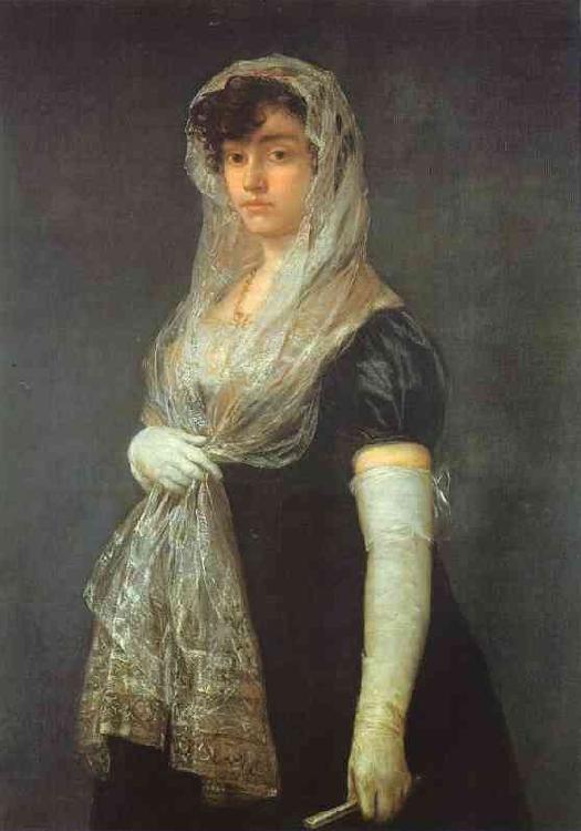 Francisco Jose de Goya Bookseller's Wife oil painting image